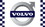 NEOPlex F-1519 Volvo Checkered Automotive 3'X 5' Flag