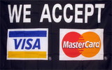 NEOPlex F-1525 We Accept Visa Master Card 3'X 5' Flag