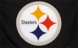 NEOPlex F-1536 Pittsburgh Steelers Logo Blk 3X5 Flag