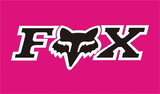 NEOPlex F-1571 Fox Moto Pink/Black Motocross 3'x 5' Flag