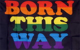 NEOPlex F-1614 Born This Way Rainbow 3'X 5' Flag