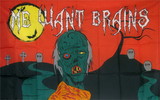 NEOPlex F-1619 Me Want Brains Zombie 3'X 5' Flag