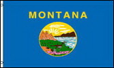 NEOPlex F-1653 Montana State 2'x 3' Flag