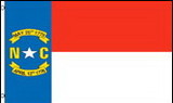 NEOPlex F-1660 North Carolina State 2'X 3' Flag