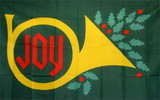 NEOPlex F-1681 Christmas Joy 3' X 5' Poly Flag