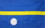 NEOPlex F-1684 Nauru Country 3'X 5' Poly Flag