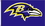 NEOPlex F-1709 Baltimore Ravens Logo Only 3'X5' Flag