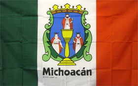 NEOPlex F-1731 Michoacan Mexico State 3'x 5' Flag