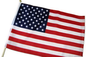 NEOPlex F-1792 American Hand Held 12" X18" Flag