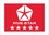 NEOPlex F-1868 Fivestar Logo Red 30"X 42" Flag