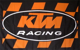 NEOPlex F-1889 Ktm Racing 3'X 5' Flag
