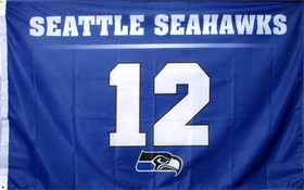 NEOPlex F-1891 Seattle Seahawks 12Th Man 3'X 5' Nfl Flags