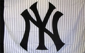 NEOPlex F-1899 New York Yankees Striped 3'X 5' Mlb Flag
