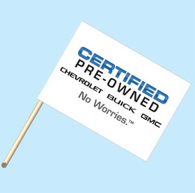 NEOPlex F-2005 Certified Pre-Owned No Worries 30"x 42" Flag w/Pole