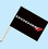 NEOPlex F-2012 Dodge Logo Black 30"X 42" Flag W/Pole