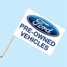 NEOPlex F-2017 Ford Pre-Owned Vehicles 30"X 42" Flag W/Pole