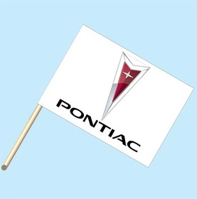 NEOPlex F-2040 Pontiac Logo 30"X 42" Flag W/Pole