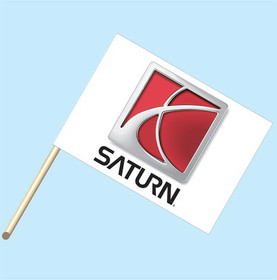 NEOPlex F-2041 Saturn Logo 30"X 42" Flag W/Pole