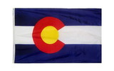 NEOPlex F-2119 Colorado 3'X 5' Ny-Glo State Flag