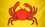 NEOPlex F-2134 Red Crab 3'X 5' Flag