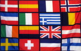 NEOPlex F-2167 European Nations Soccer 3'X5' Poly Flag