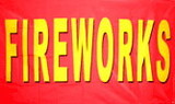 NEOPlex F-2178 Fireworks Red 3'X 5' Flag