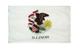 NEOPlex F-2246 Illinois 3'x 5' Ny-Glo State Flag