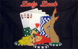NEOPlex F-2285 Lady Luck 3'X 5' Novelty Flag