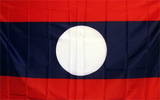 NEOPlex F-2286 Laos New Country 3'X 5' Poly Flag