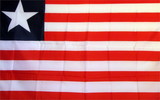 NEOPlex F-2293 Liberia Country 3'X 5' Poly Flag