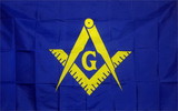NEOPlex F-2317 Masonic Yellow Historical 3'X 5' Flag