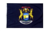 NEOPlex F-2327 Michigan 3'x 5' Ny-Glo State Flag