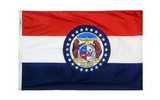 NEOPlex F-2334 Missouri 3'X 5' Ny-Glo State Flag