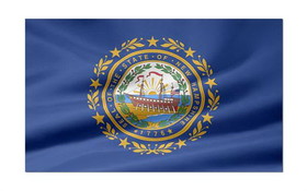 NEOPlex F-2355 New Hampshire State 3'X 5' Flag