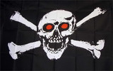 NEOPlex F-2404 Red Eyes 3'X 5' Pirate Flag