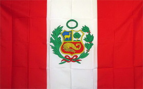 NEOPlex F-2427 Peru Country 3'X 5' Poly Flag World Cup