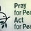 NEOPlex F-2433 Pray For Peace Religious 3'X 5' Flag
