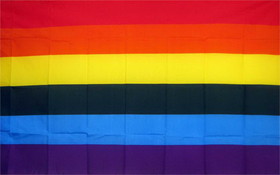 NEOPlex F-2442 Rainbow Gay 3'X 5' Novelty Flag
