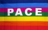 NEOPlex F-2445 Rainbow Pace 3'X 5' Novelty Flag