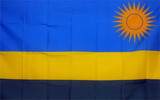 NEOPlex F-2479 Rwanda Country 3'X 5' Poly Flag