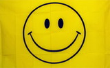 NEOPlex F-2506 Yellow Smiley Face 3'X 5' Novelty Flag