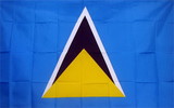 NEOPlex F-2531 St Lucia Country 3'X 5' Poly Flag