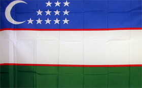 NEOPlex F-2578 Uzbekistan Country 3'X 5' Poly Flag