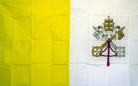 NEOPlex F-2581 Vatican Country 3'X 5' Poly Flag