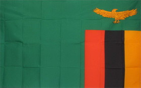NEOPlex F-2613 Zambia Country 3'X 5' Poly Flag