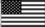 NEOPlex F-2728 Usa Flag Black And White Poly 3' X 5' Flag