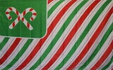 NEOPlex F-2739 Christmas Usa Candy Canes & Stripes 3' X 5' Flag