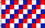 NEOPlex F-2797 Checkered Red / Blue / White Poly 3' X 5' Flag