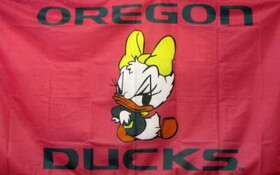 NEOPlex F-8023 University of Oregon Ducks Pink 3'x 5' College Flag