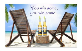 NEOPlex F-8040 Corona Beach "You Win Some, You Win Some" 3'X 5' Beer Flag